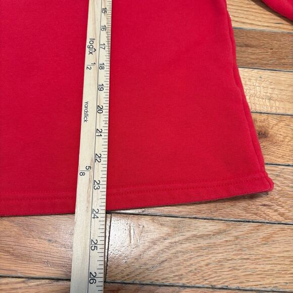 Champion Ohio State Buckeyes Sweatshirt Red Raised Script Pullover Womens Medium - Picture 6 of 6
